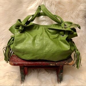 Cute green purse.